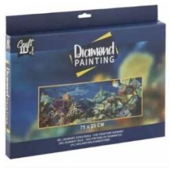 Timanttimaalaus 75x25cm Vedenalainen maailma