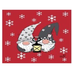 Lautasliina Tre tomtar Duni TT