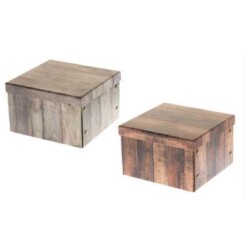 Sailytyslaatikko kokoontaittuva 22x23x14cm puukuosi