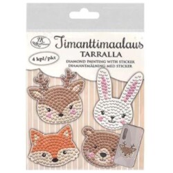 Timanttimaalaustarra Elaimet 4kpl