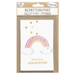Korttikuva Sateenkaari 5kpl