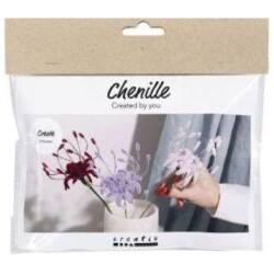 Askartelusetti Mini Kukkia Askartelupunoksista 1 Pkk, Hamahakkililja, Pehmea Rose, Vaaleanvioletti, Tummanpunainen