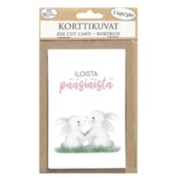 Korttikuva Iloista paasiaista 5kpl