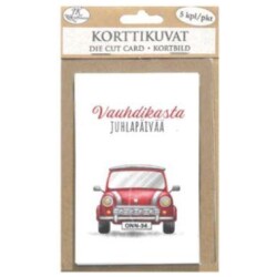 Korttikuva Auto 5kpl