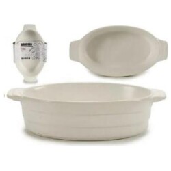 Uuni/tarjoiluvuoka ovaali 19x10,5x4,7cm valkoinen