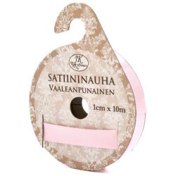 Satiininauha v.punainen 1cmx10m