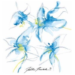 Lautasliina Duni Blue lily