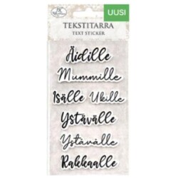 Tekstitarra Laheisille musta 2ark