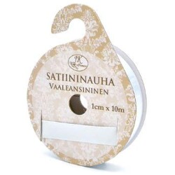 Satiininauha vaaleansininen 1cmx10m
