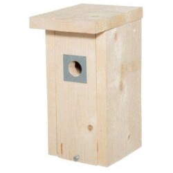 Linnunpontto kotimainen Kotimainen linnunpontto on valmistettu kuusilaudasta. Lentoaukon suojapelti tulee ponton mukana.