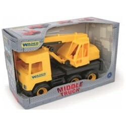 Wader kelta-musta nosturiauto 38cm