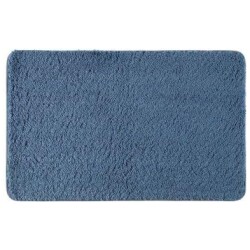 Kylpyhuonematto Solid sininen 50x80 cm