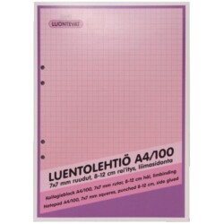 Luentolehtio A4/100, 7x7mm