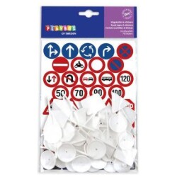 Liikennemerkit 24kpl pussissa