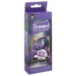 Timanttiaskartelu lintu18x14cm