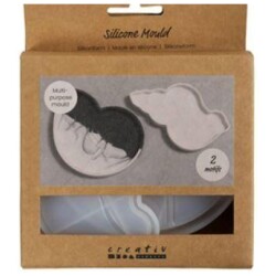 Silikonimuotti 1 Pkk, 2 Kpl, Kotilo, Kork. 0,6 cm, Pit. 12 cm, Lev: 8-9 cm