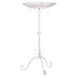 Lintukylpy jalallinen 64cm antiikinvalkoinen Jalallinen lintukylpy. Kasattava.