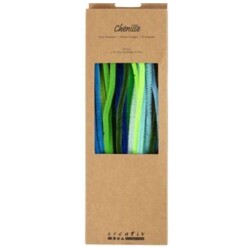 Askartelupunos 1 Pkk, 25 Kpl, Pit. 30 cm, 6 mm, Vihrea/turk. Savyt