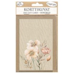 Korttikuva Kukkaketo natur 5kpl