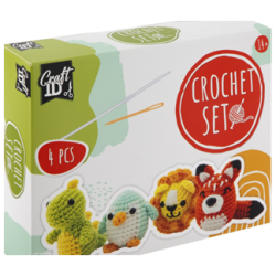 Virkkaussetti elaimet 4kpl