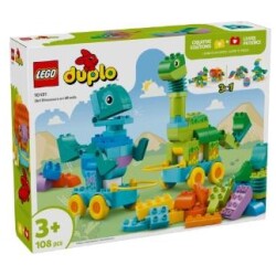 LEGO Duplo Dinosauruksia pyorien paalla - 3in1-setti 10451