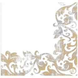 Dunisoft Festiva White lautasliina 40x40 cm 60 kpl