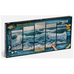 Schipper Numeromaalaus Myrskyinen meri 132x72cm