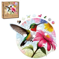 Hummingbird Wooden Puzzle Shape XS