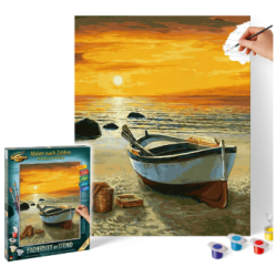 Schipper Numeromaalaus Kalastusvene rannalla 40x50cm