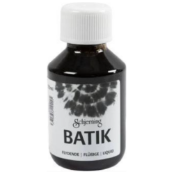 Tekstiilivari Batik, musta 100ml/ 1 pll
