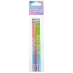 Lyijykyna HB kumipaalla 4 kpl