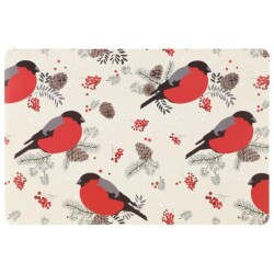 Winteria tabletti punatulkku 30x45cm beige