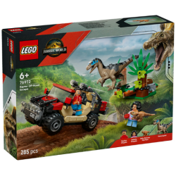 LEGO Jurassic Raptor ja pako maastoautolla 76972