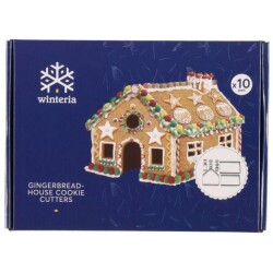 Piparkakkutalomuotit 10 kpl