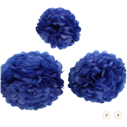 Pompons sininen