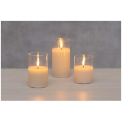 Finnlumor lasikynttilat Milton 3kpl