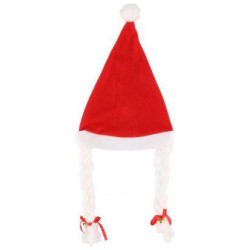 Joulumuorin lakki palmikoilla