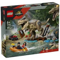 LEGO Jurassic T.rex ja pako joella 76975