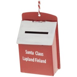 Weiste postilaatikko 8x5cm punainen