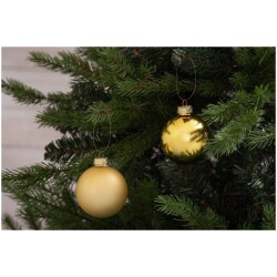 Kuusenpallo Winteria lasia 6 cm