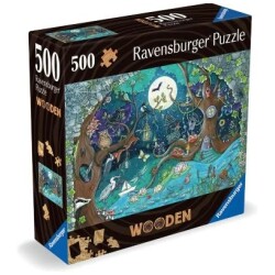 Puinen palapeli 500 palaa Fantasy forest
