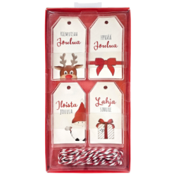 Pakettikorttisetti Joulu punainen
