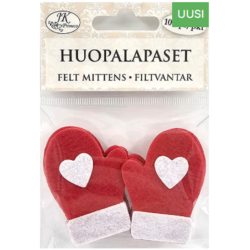 Huopalapaset punavalkoinen 10kpl