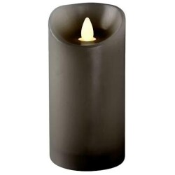 Airam Sandra led kynttila harmaa 7,5 cm x 15 cm