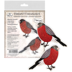 Timanttimaalaus Punatulkku 2kpl