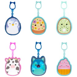 Squish-a-longs 2,5 cm hahmo 3 kpl ja klipsikotelo S3