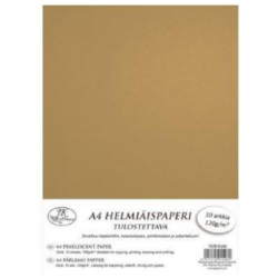 Helmiaispaperi A4 kulta Paperin vahvuus on 120g/m².