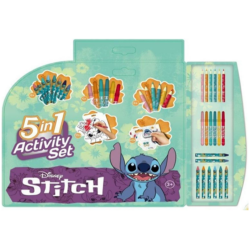 Stitch 5 in 1 coloring activities set