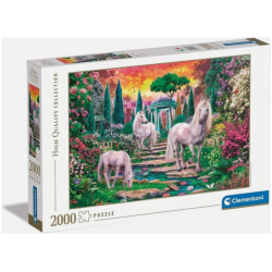 Clementoni Classical Garden Unicorns 2000 2000 palaa