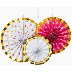 Paperiauringot 20,25,30cm